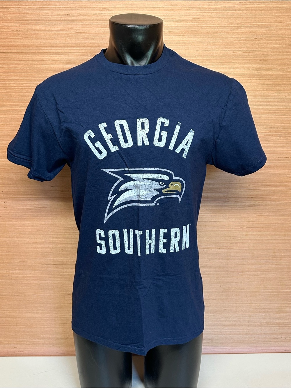 Georgia Southern University GSU Eagles Blue Short Sleeve T-Shirt Adult Sz Medium